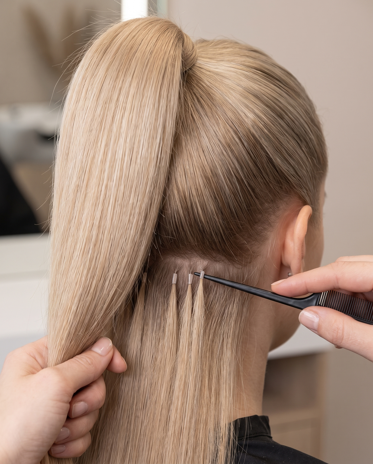 Aschblond A18 – methode2 bondings einsetzen